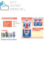 Foto atk ABC Battery Baterai Carbon Zinc Biru Besar R20/D Agen merek ABC Baterai