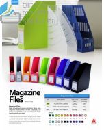 Foto Boxfile kotak berkas Bantex 4011-21 Magazine File F4 10 cm Lilac merek Bantex