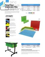 Gambar Plastik folder multiholes untuk aneka ring binder Bantex 3470 Suspension File F4 merek Bantex