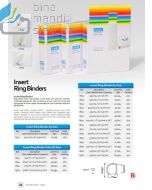 Bantex 8742 Insert Ring Binder 5221 A4 4D-40mm White Map berkas arsip