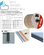 Gambar Ring Jilid Wire Binding JBI Spiral Kawat No. 10 Pitch 2:1 (5/8") A4 merek JBI