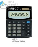 Contoh Kalkulator Meja 12 Digit Joyko Calculator CC-13 merek Joyko