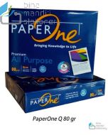 Foto PaperOne Q 80 gr Kertas Fotocopy Print HVS Putih merek PaperOne