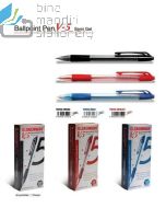 Katalog brosur gambar alat tulis Pena Ballpoint model Snowman Ballpoint V-5 (Retractable) 0.7mm Black Pena Pulpen